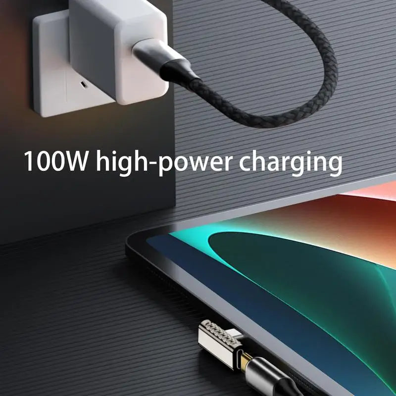 USB-C Straight Angle Adapter Type C Female to Male 20Gbps Fast Data & Charging Converter