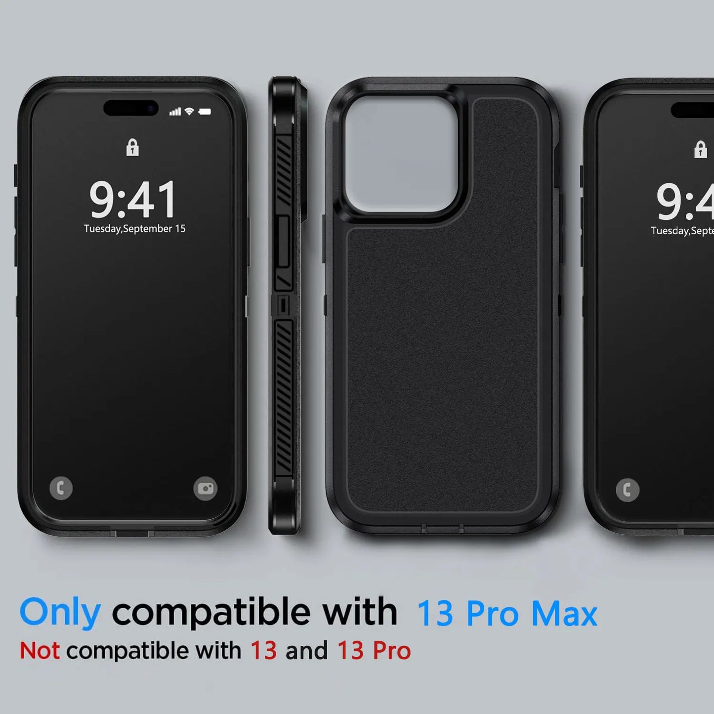 Black iPhone 13 Pro Max 5G Case