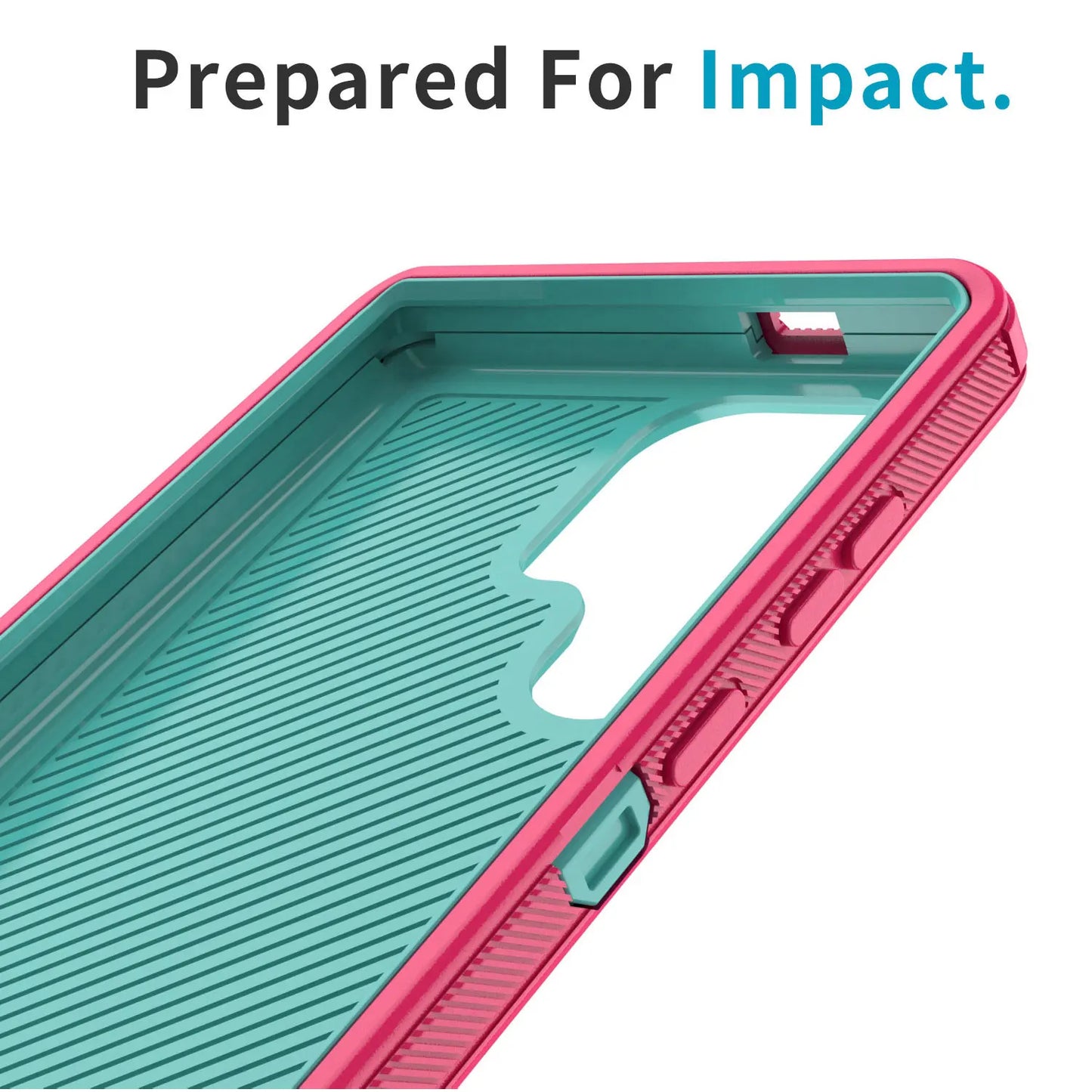 Multi-Layer Pink Samsung Galaxy S24 Case Protector