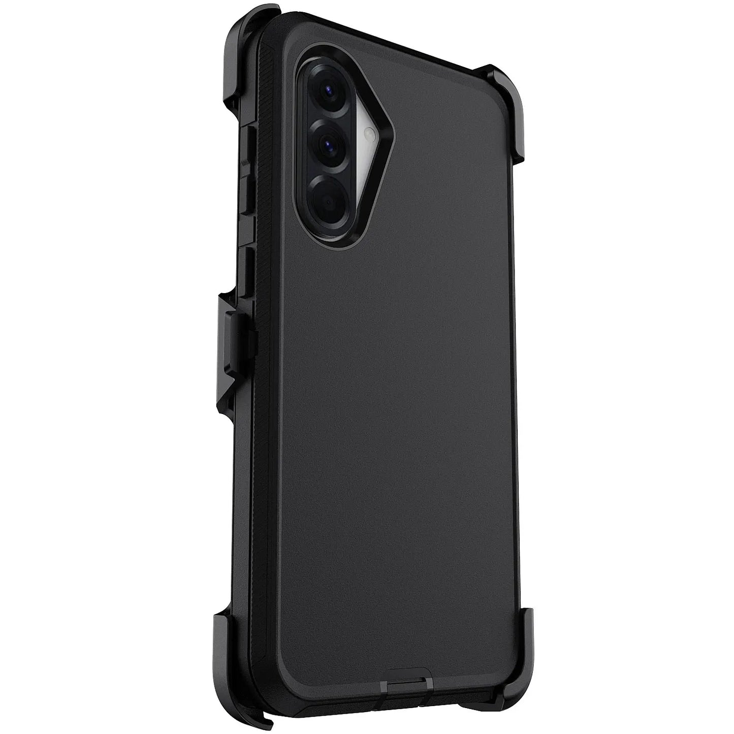 Black Heavy Duty Shockproof Samsung Galaxy A06 / A36 / A56 Case – Rugged 3-in-1