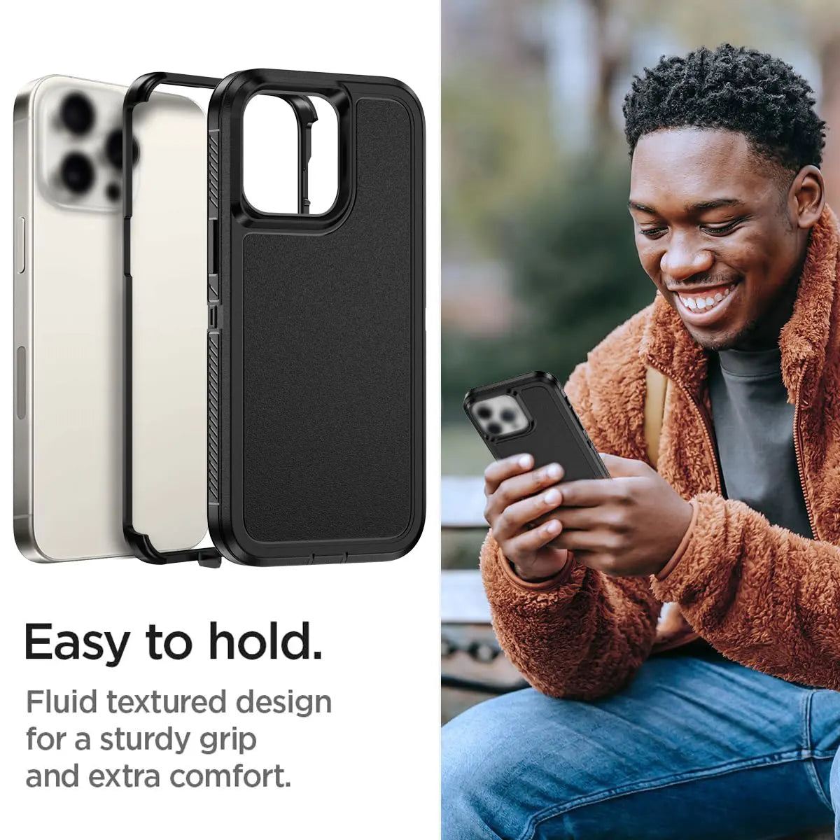 Black iPhone 13 Pro Max 5G Case
