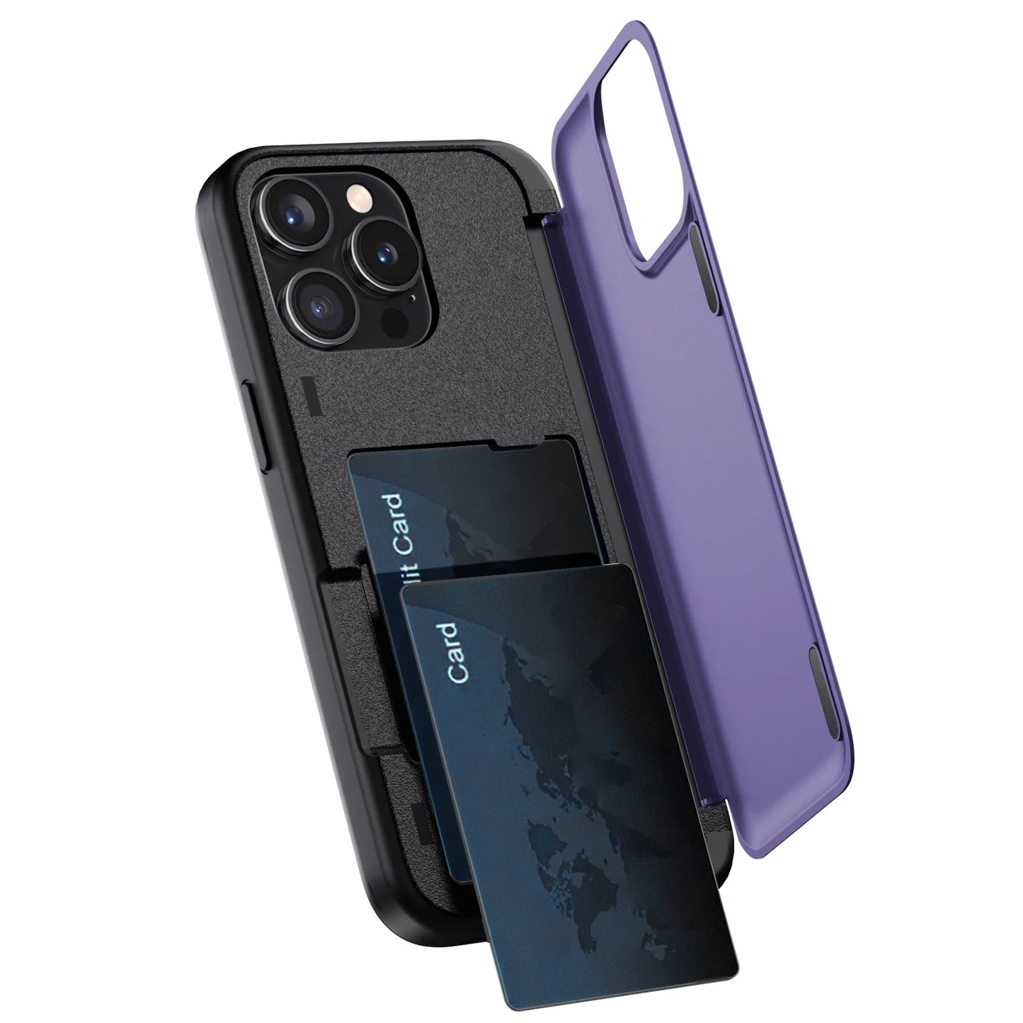 iPhone 13 Series Hybrid Rugged Case – Protective Kickstand Cover