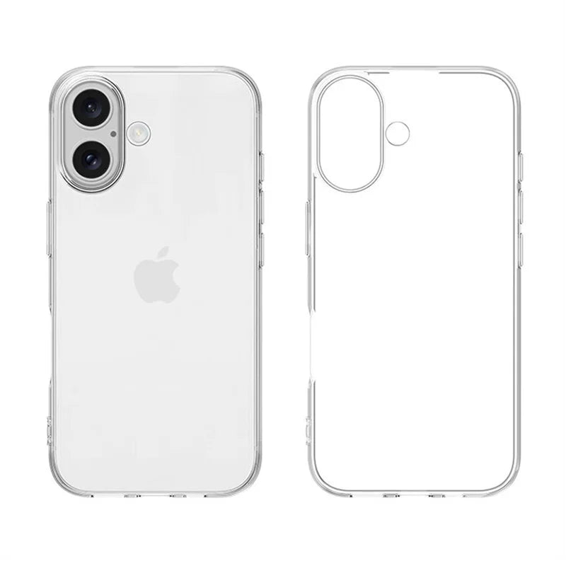 Sleek Slim Clear Silicone iPhone 16 Cases for Ultimate Protection