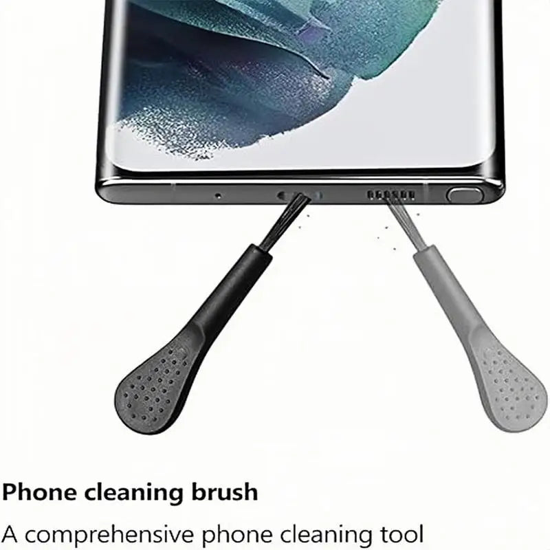 4Pcs USB-C Dust Plugs with Cleaning Brush – Anti-Dust Charging Port Cover Caps for Android Smartphones