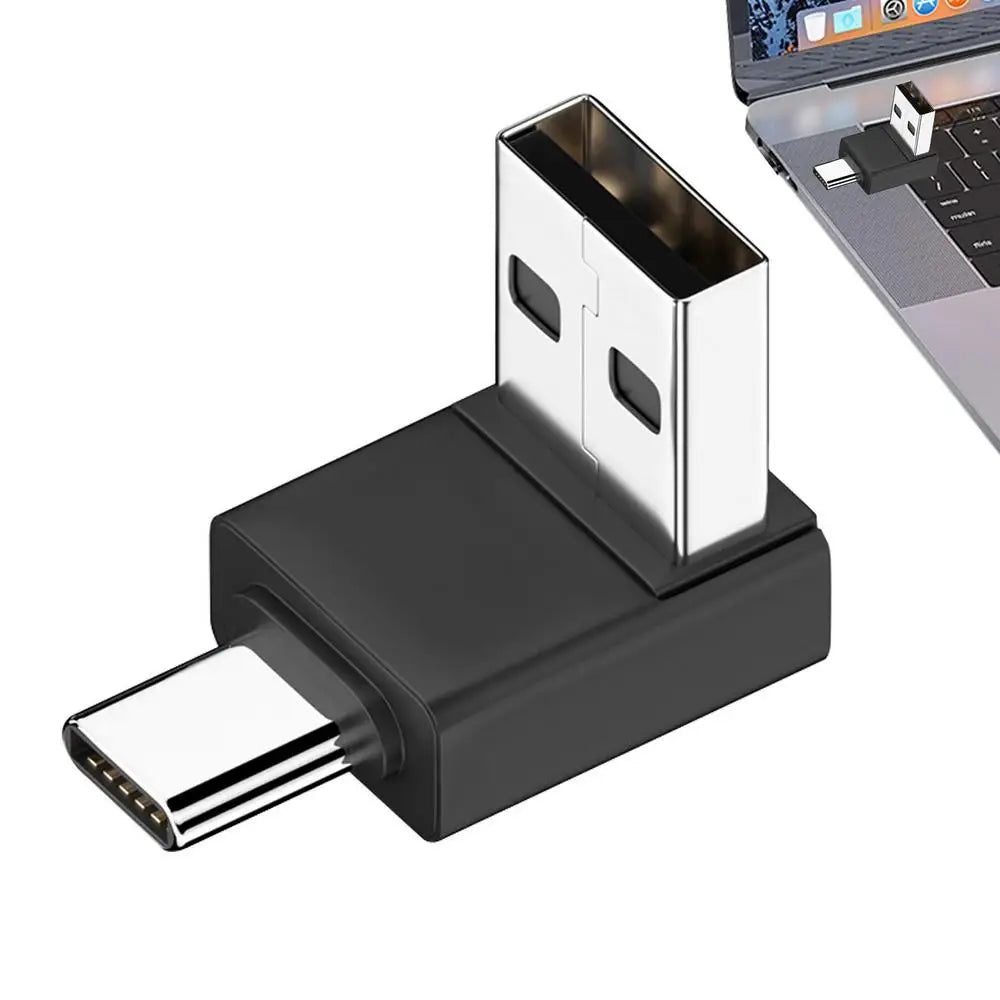 Mini USB-C OTG Adapter – Aluminum Shell, Male to A, Compact Data Sync & U Disk Accessory for Laptop