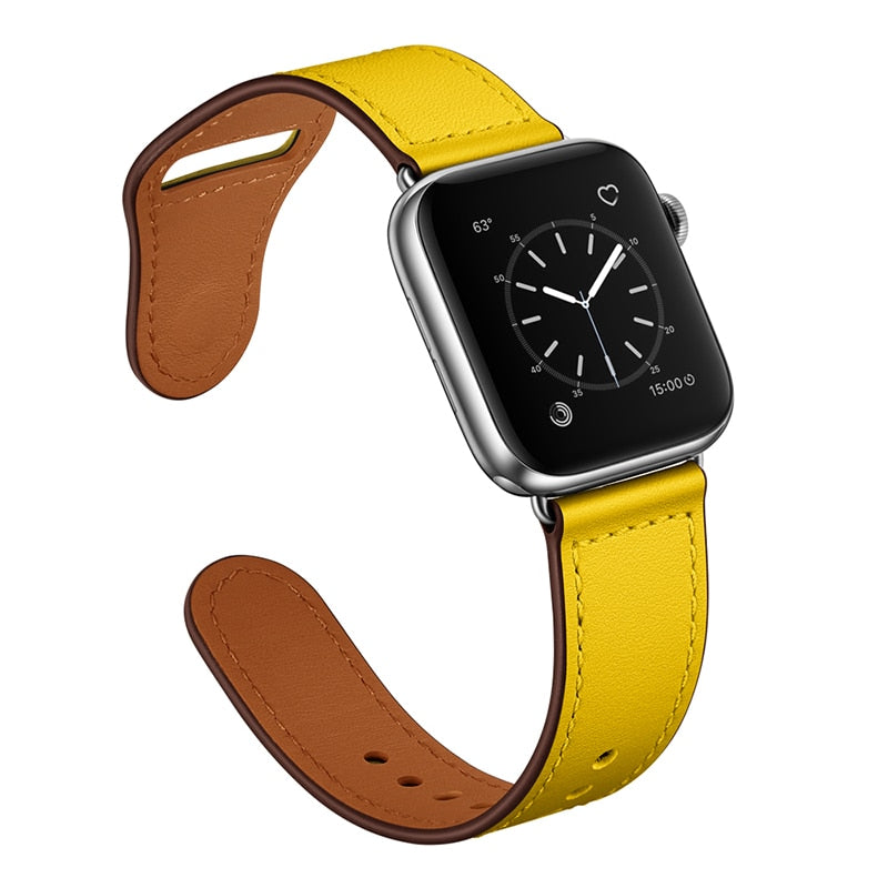Premium Leather Watch Band – High-Quality Smartwatch Bracelet & Belt