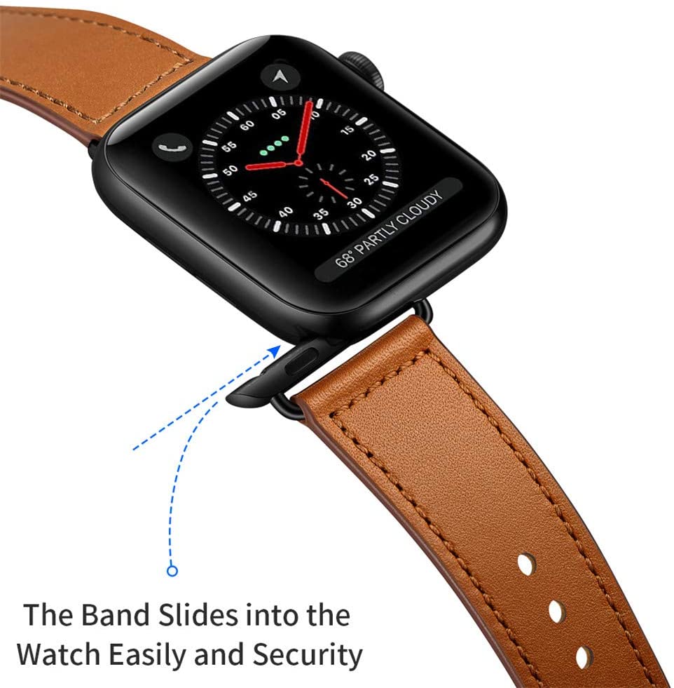 Premium Leather Watch Band – High-Quality Smartwatch Bracelet & Belt