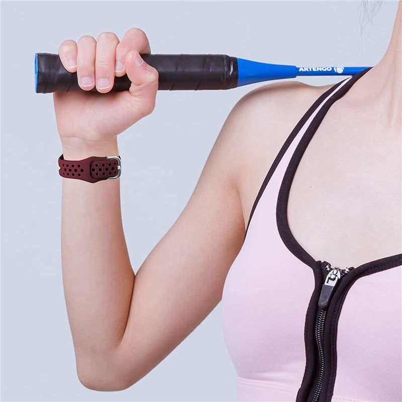 Premium Slim Silicone Bracelet Compatible with Apple Watch