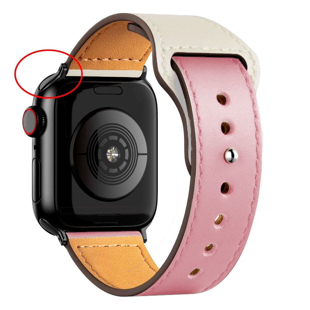 Premium Leather Watch Bands Bracelet iWatch