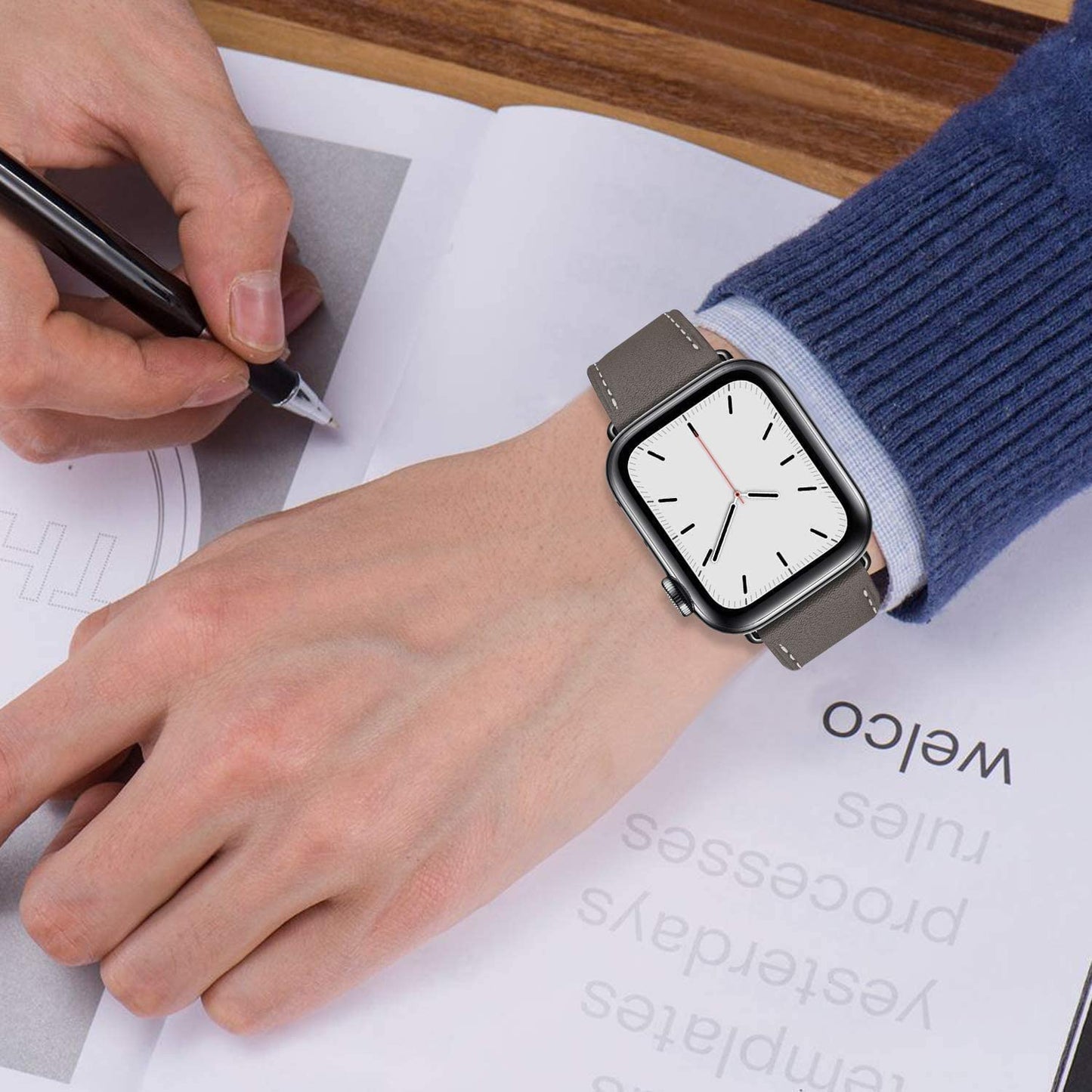 Single Tour Premium Leather Strap Bracelet iWatch