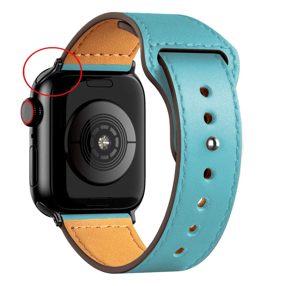 Premium Leather Watch Bands Bracelet iWatch