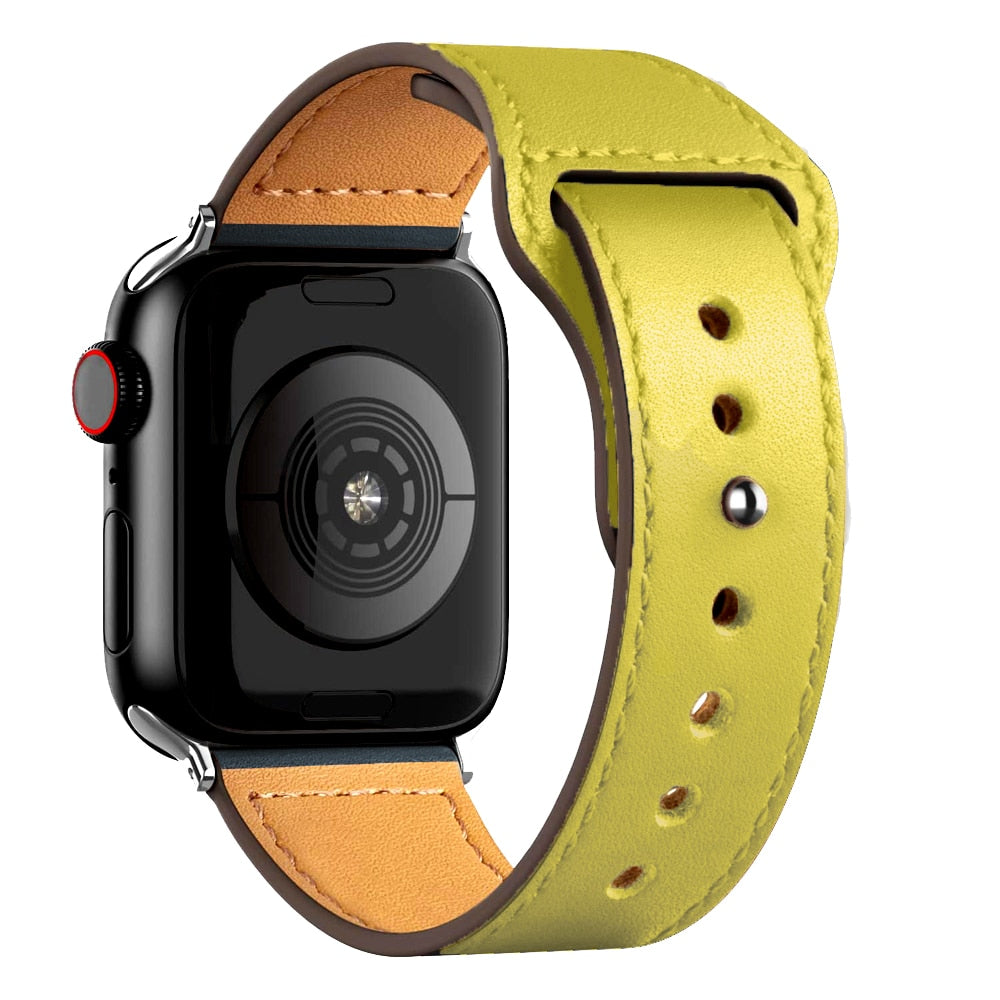 Premium Leather Watch Bands Bracelet iWatch