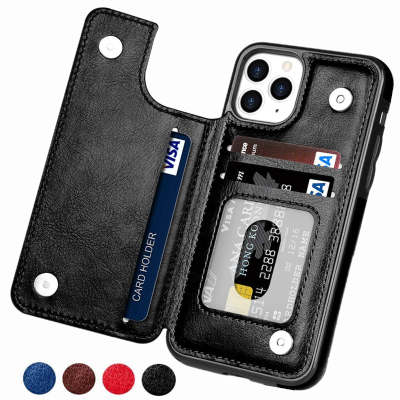 Business Leather Wallet Case Protector
