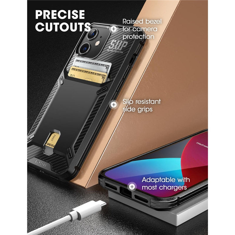 Premium Wallet iPhone 12 Case Protector