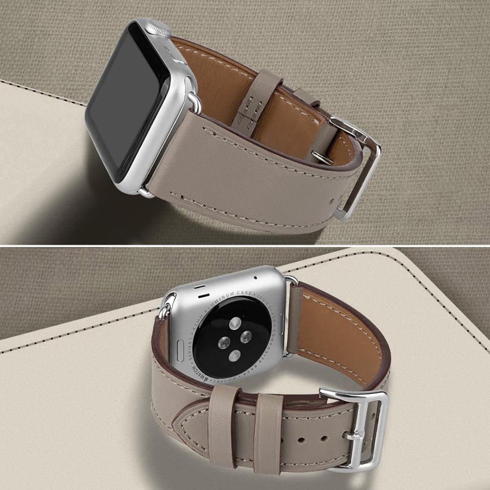 Single Tour Premium Leather Strap Bracelet iWatch