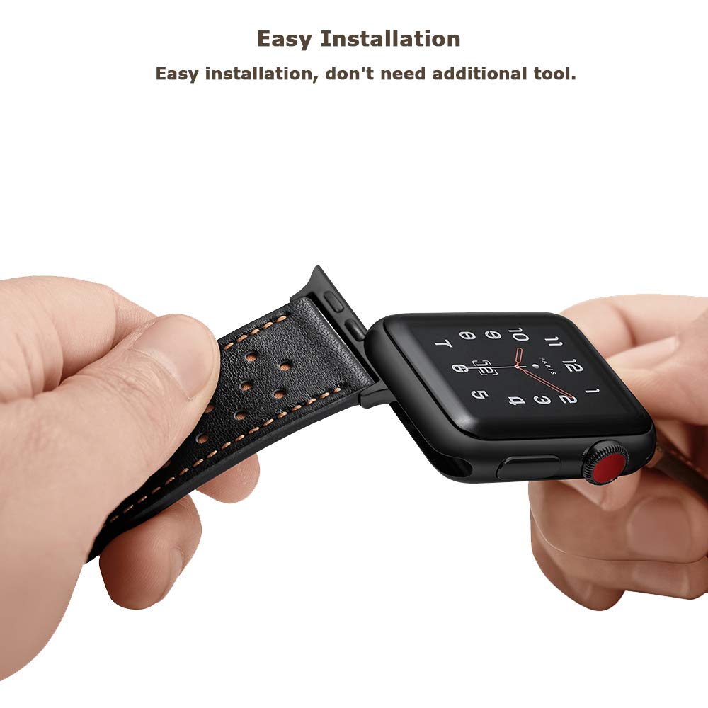 Premium First Layer Cow Leather Bracelet Watch Band High-Quality & Durable