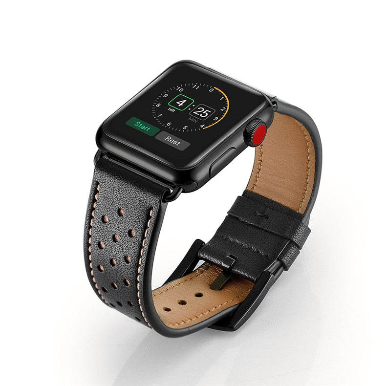 Premium First Layer Cow Leather Bracelet Watch Band High-Quality & Durable