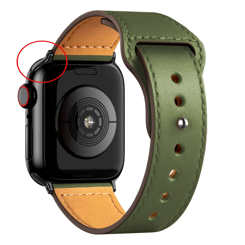 Premium Leather Watch Bands Bracelet iWatch