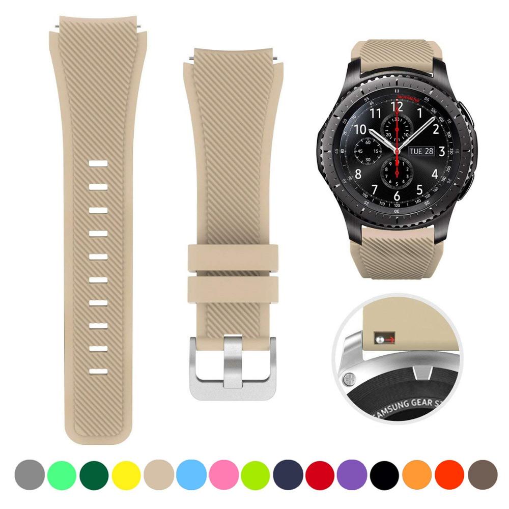 Silicone Watch Band (20/22mm) Huawei, Samsung Galaxy, Gear S3, Amazfit Bip/Active, and Gt 2/2e