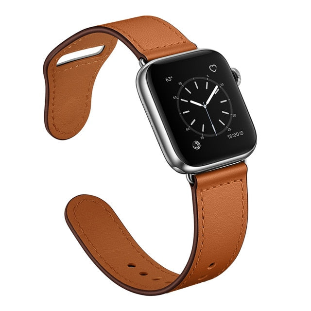 Premium Leather Watch Band – High-Quality Smartwatch Bracelet & Belt