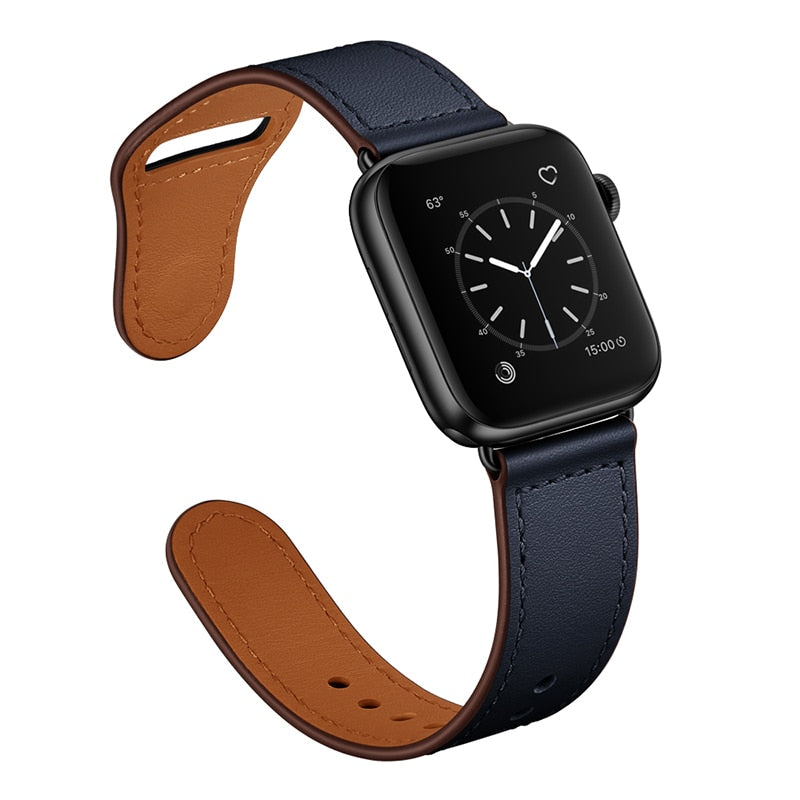 Premium Leather Watch Band – High-Quality Smartwatch Bracelet & Belt