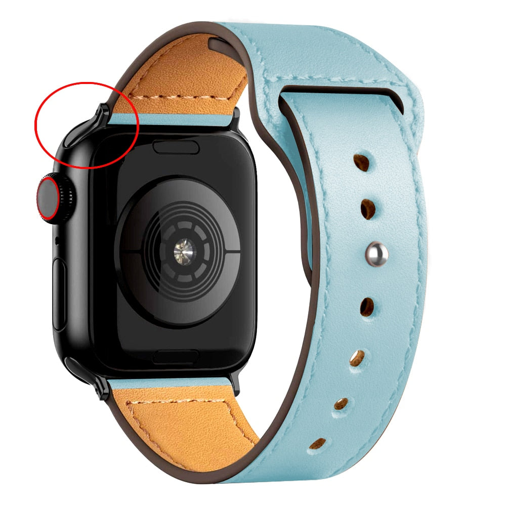 Premium Leather Watch Bands Bracelet iWatch