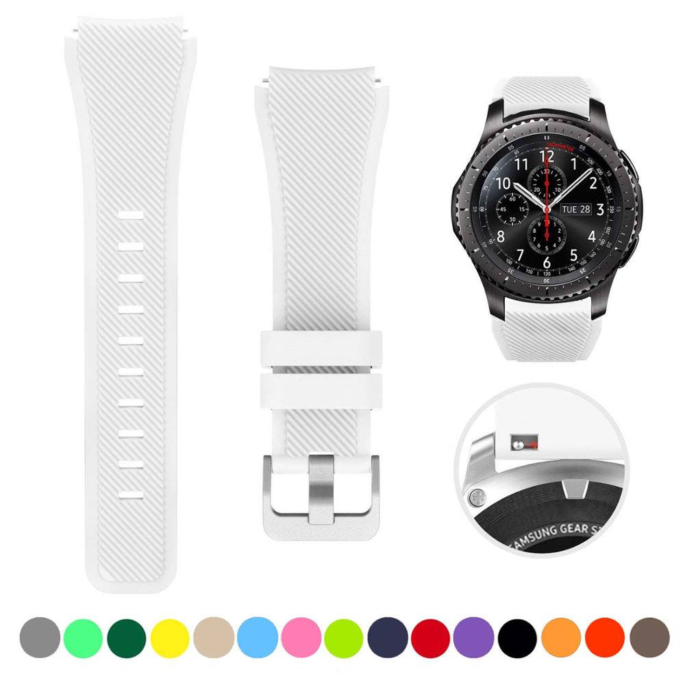 Silicone Watch Band (20/22mm) Huawei, Samsung Galaxy, Gear S3, Amazfit Bip/Active, and Gt 2/2e