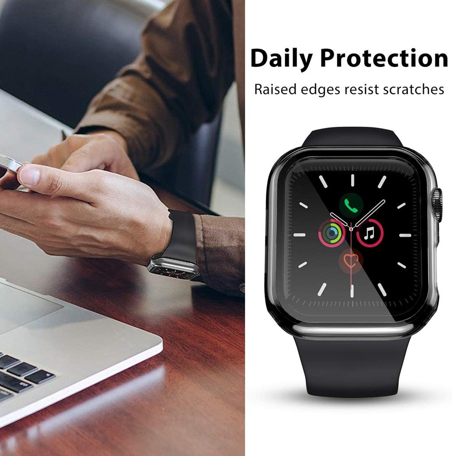 Apple Watch Case Protector Series 1 to 10 Sizes 30mm to 49mm Ultra/2