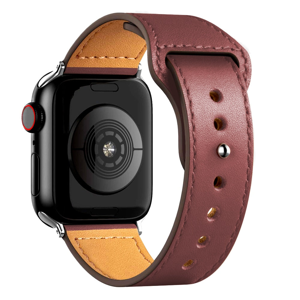 Premium Leather Watch Bands Bracelet iWatch