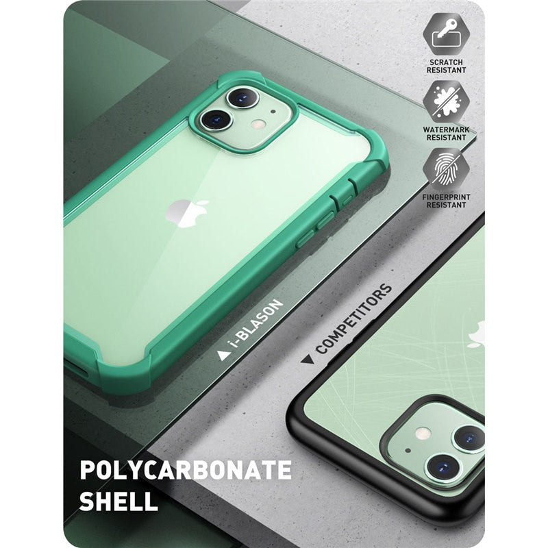 Full-Body Rugged Clear Bumper Case Protector