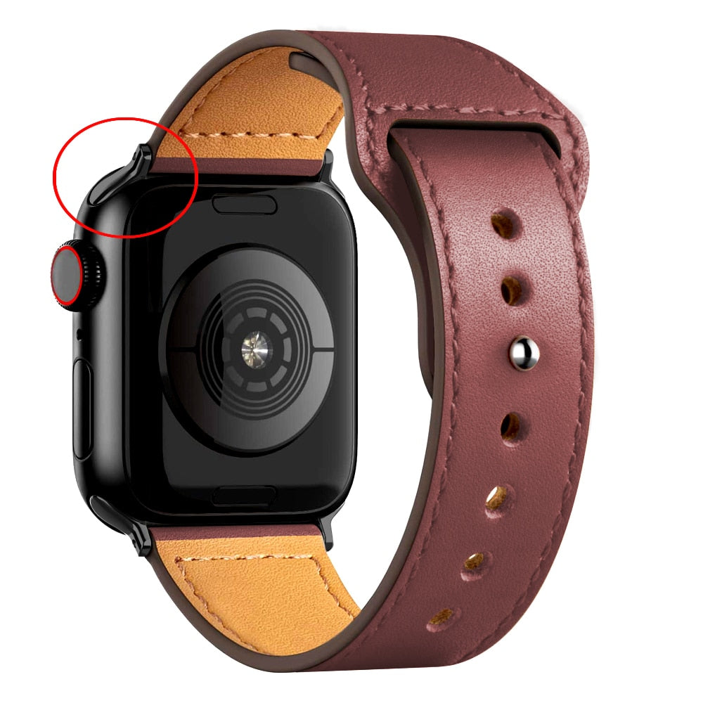 Premium Leather Watch Bands Bracelet iWatch