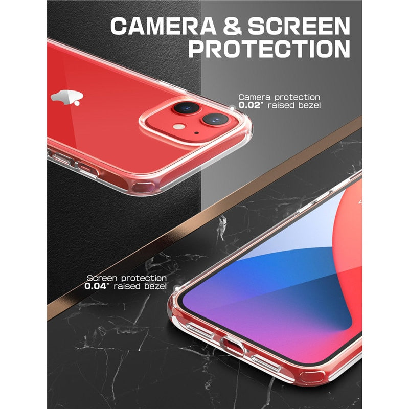 iPhone 12 Mini Case 5.4 inch UB Style Premium Hybrid Protective Bumper Case Clear