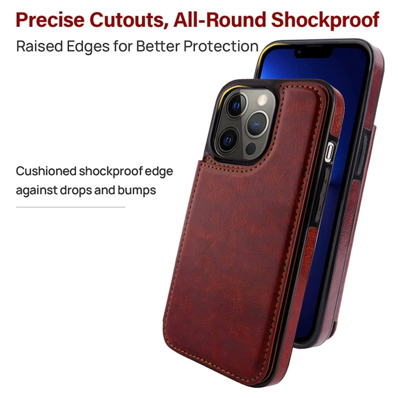 Business Leather Wallet Case Protector