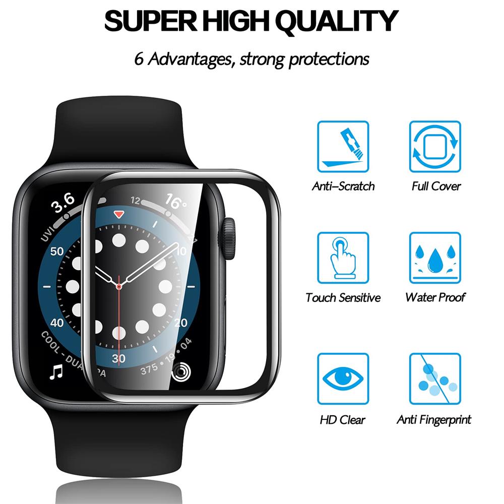 Premium Soft Glass Screen Protector for Apple Watch