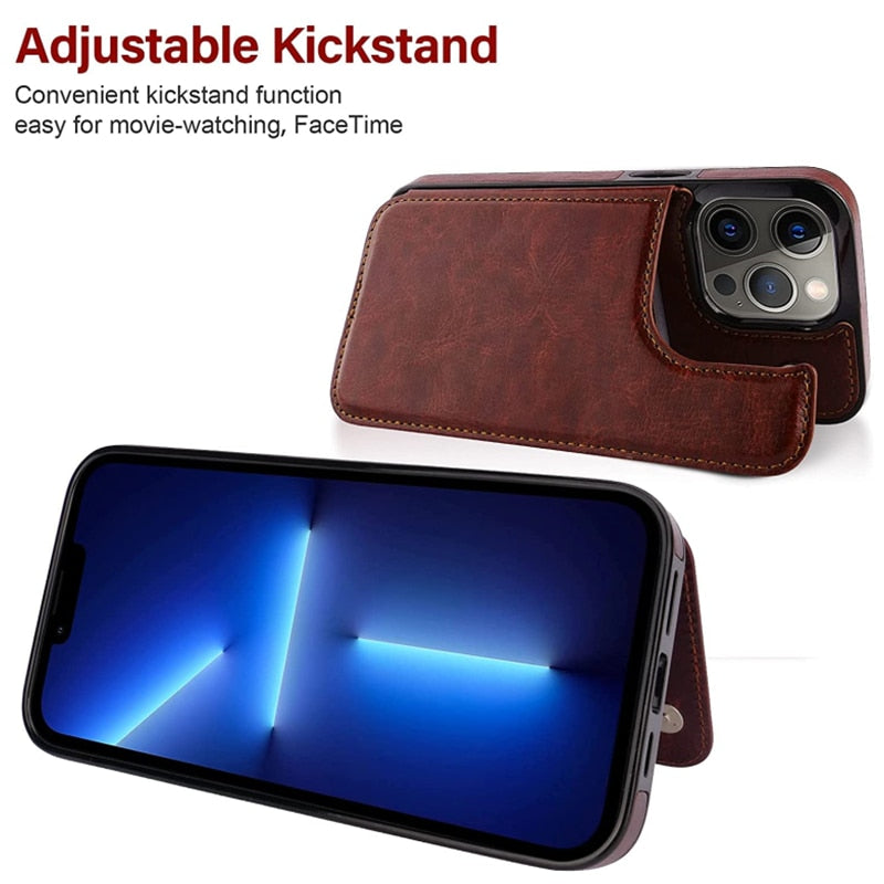 Business Leather Wallet Case Protector