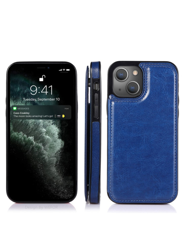 Business Leather Wallet Case Protector