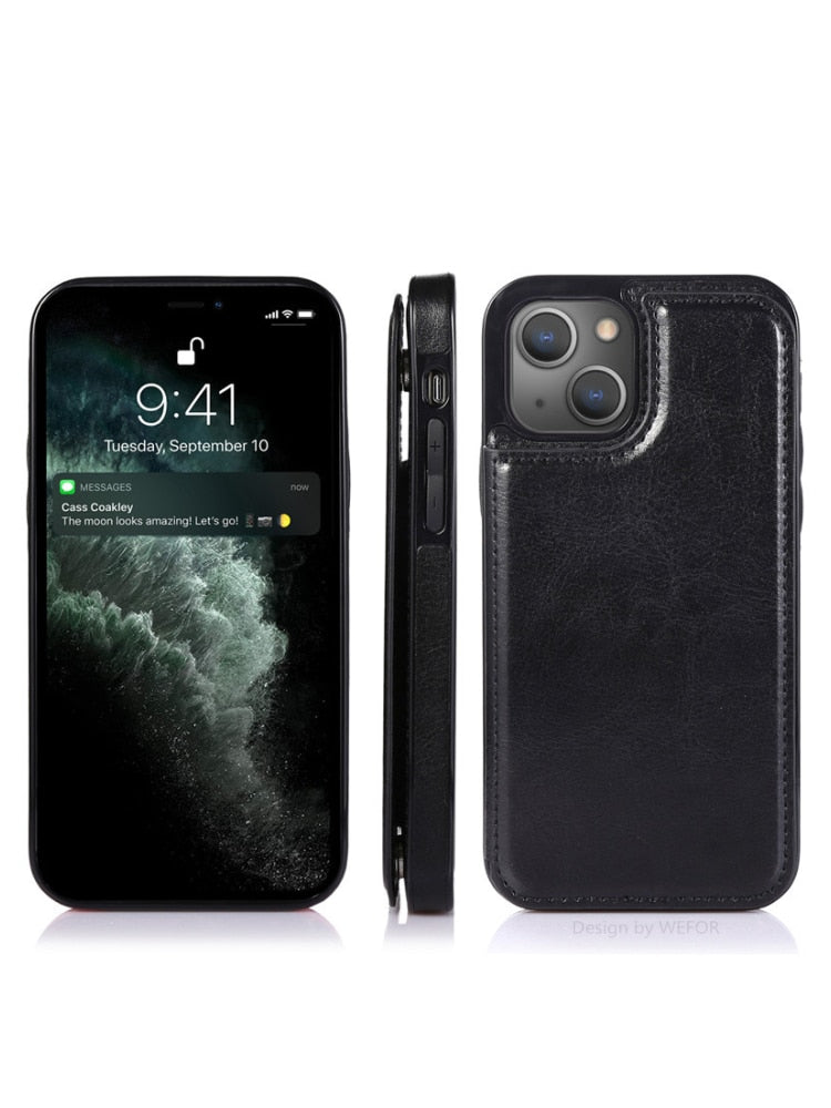 Business Leather Wallet Case Protector