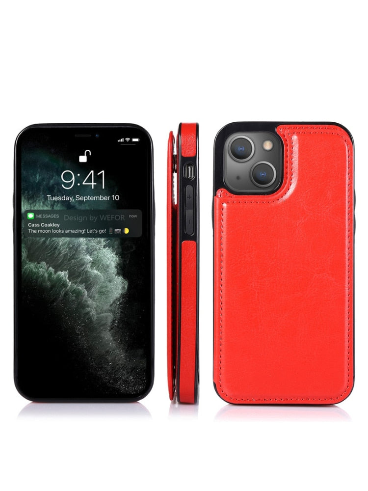 Business Leather Wallet Case Protector