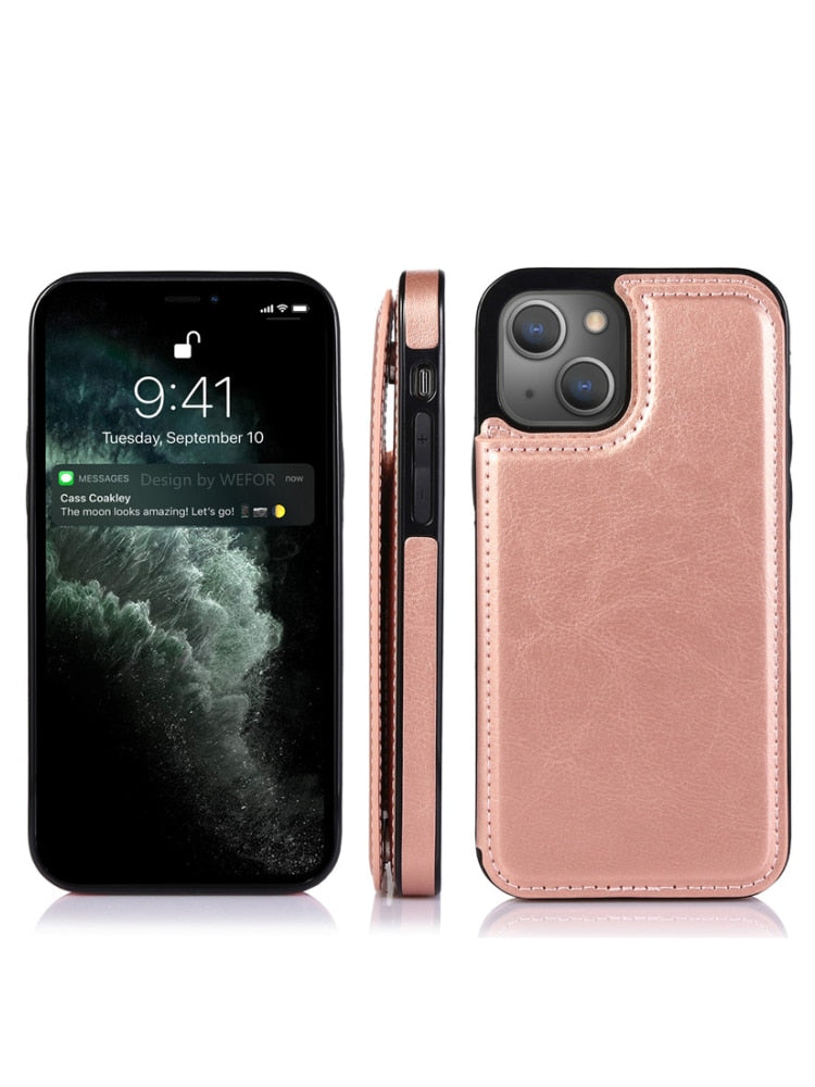 Business Leather Wallet Case Protector