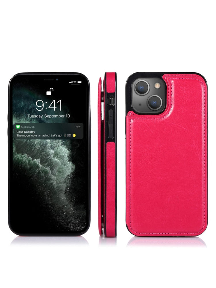 Business Leather Wallet Case Protector
