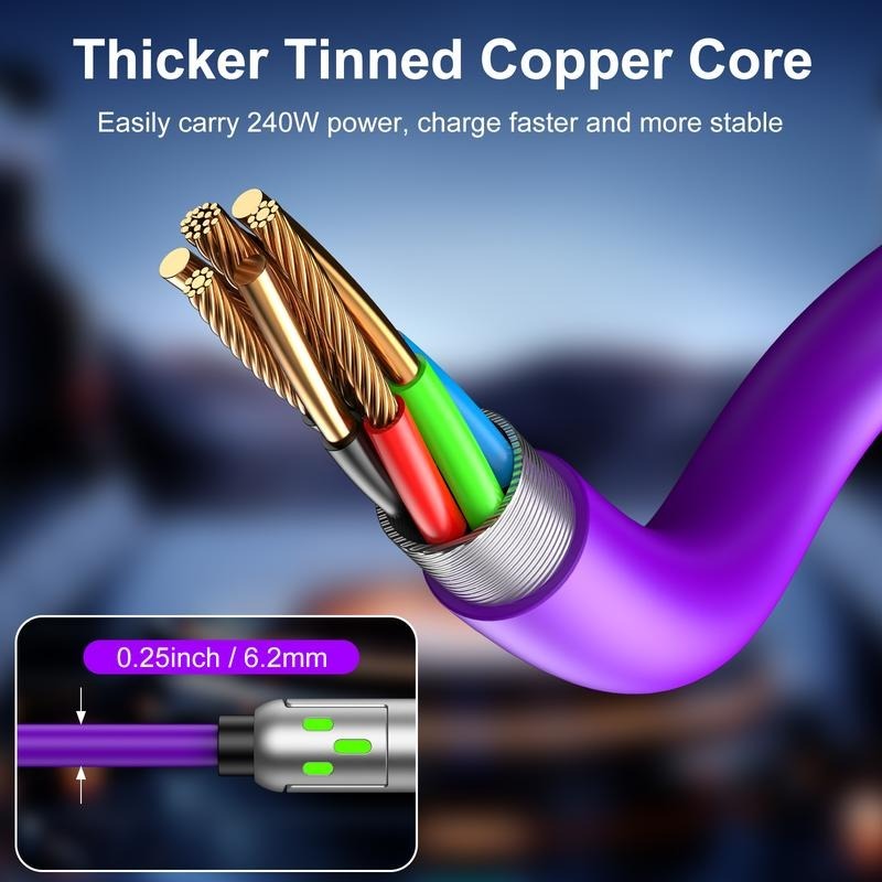 4-in-1 Fast Charging Cable – Multi-Device USB Charger for Smartphone, Tablet, and More