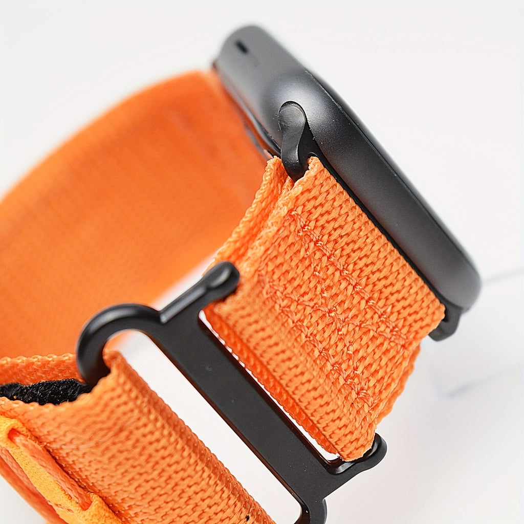 Rugged Alpine Loop Nylon Watch Band for Apple Watch Ultra & Series 9–1 – Durable Tactical Strap (49mm/ 42mm)