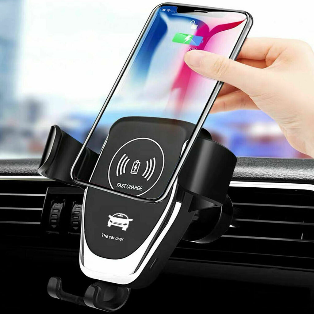 10W QI Wireless Fast Car Charger – Automatic Clamping Mount Holder