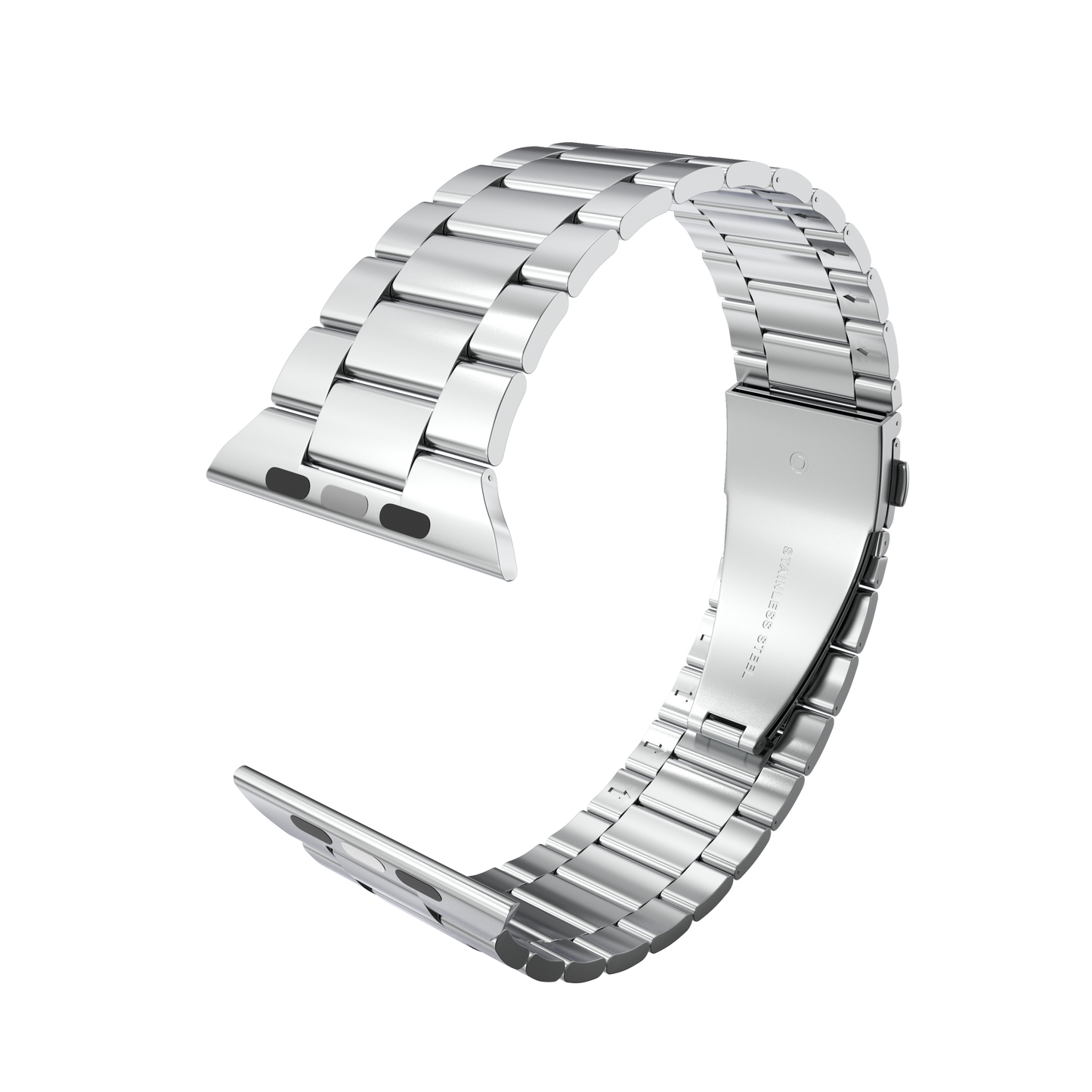 Premium Stainless Steel Watch Band for Apple Watch — 38-45mm Series, Men & Women, Luxury Metal Replacement Strap