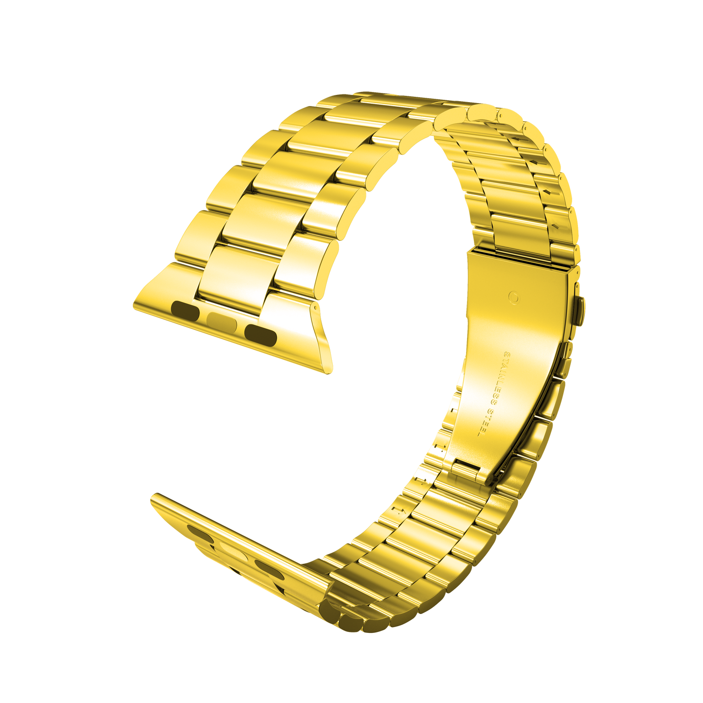 Premium Stainless Steel Watch Band for Apple Watch — 38-45mm Series, Men & Women, Luxury Metal Replacement Strap