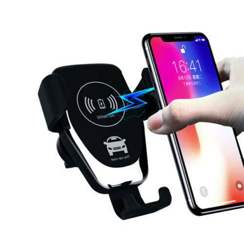 10W QI Wireless Fast Car Charger – Automatic Clamping Mount Holder