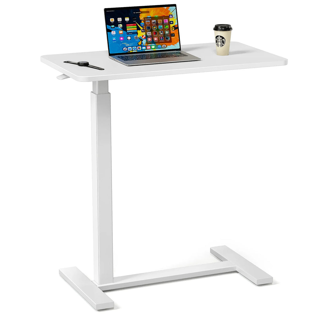 Adjustable Rolling Bed Tray & Desk with Wheels