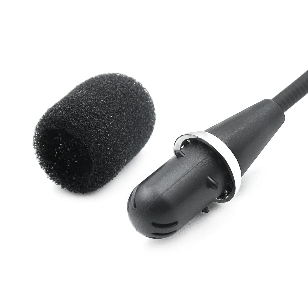 17cm Mini Gooseneck Microphone with 3.5mm Jack – Flexible Condenser Mic for Mobile, PC, Laptop