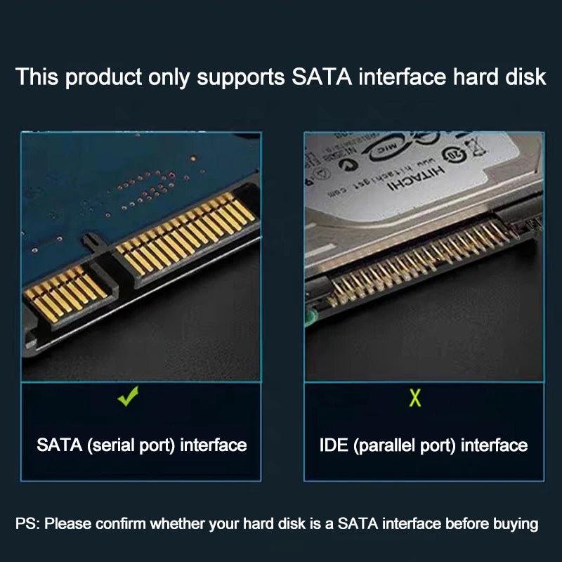 USB 3.0 to SATA Converter for 2.5"/3.5" HDD/SSD with Power Adapter