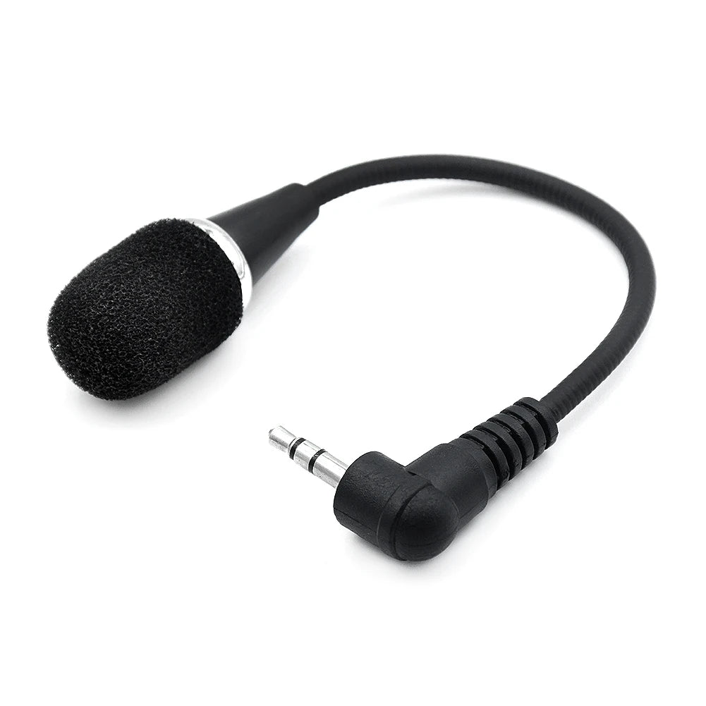 17cm Mini Gooseneck Microphone with 3.5mm Jack – Flexible Condenser Mic for Mobile, PC, Laptop